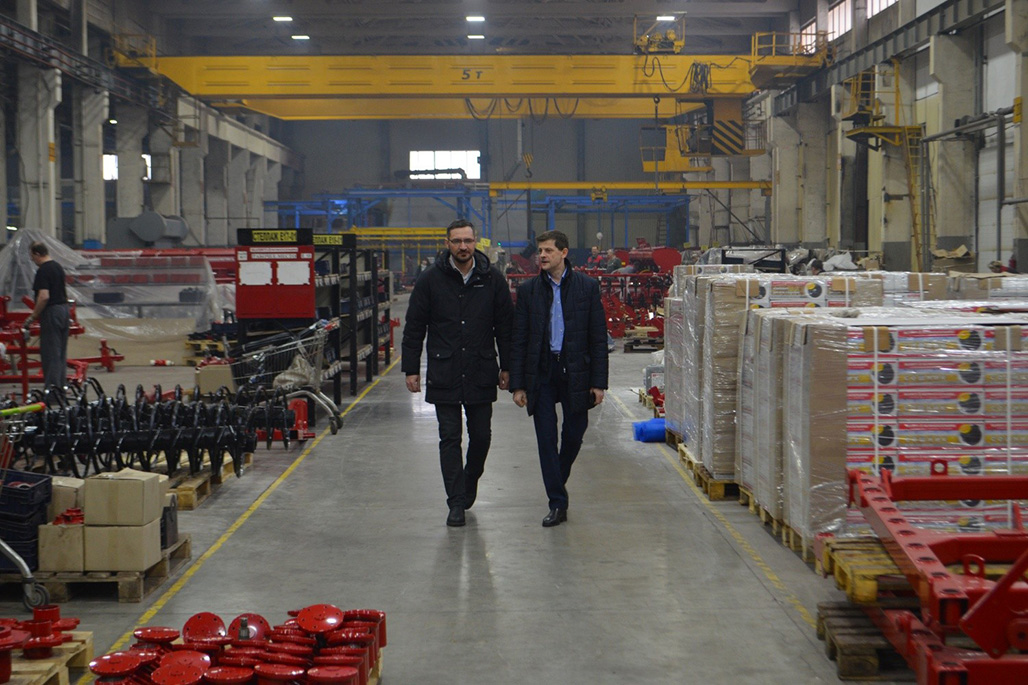 Заместитель Министра Михаил Антонов посетил с рабочим визитом завод «Белинсксельмаш»