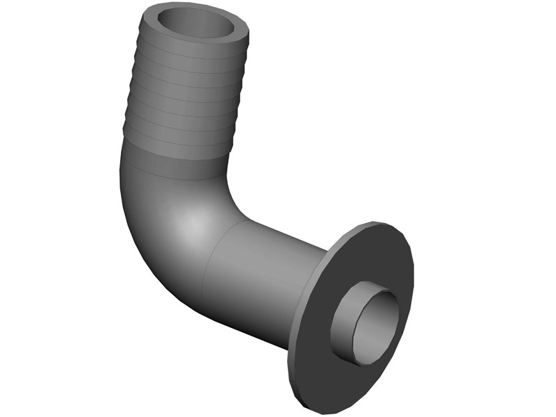 Колено 1/2" NPT D25 90° (Pentair)