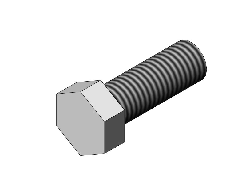 Болт М20-6gх60.88.019 DIN 933 (ДСТУ ГОСТ 7798:2008)