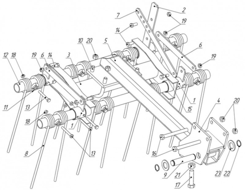 Борона 73.00.450